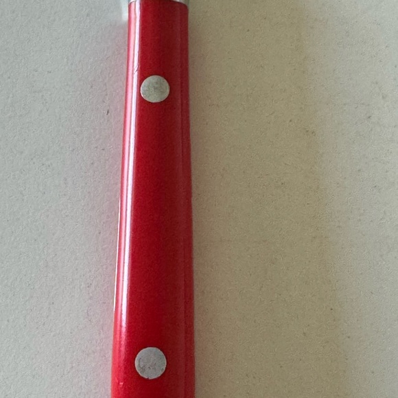 Crate&Barrel Red and Silver Serving Utensil Set 4 pieces - Picture 3 of 8